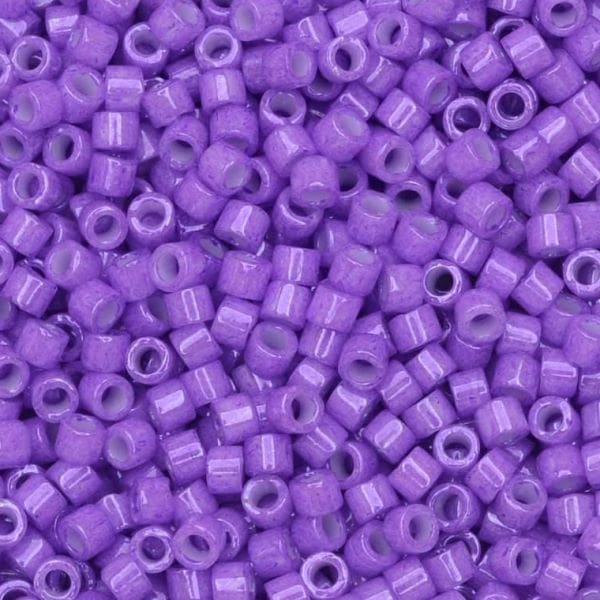 DB1379 Miyuki Delica Seed Beads Size 11/0 Opaque Red/Violet Purple 7.2GM