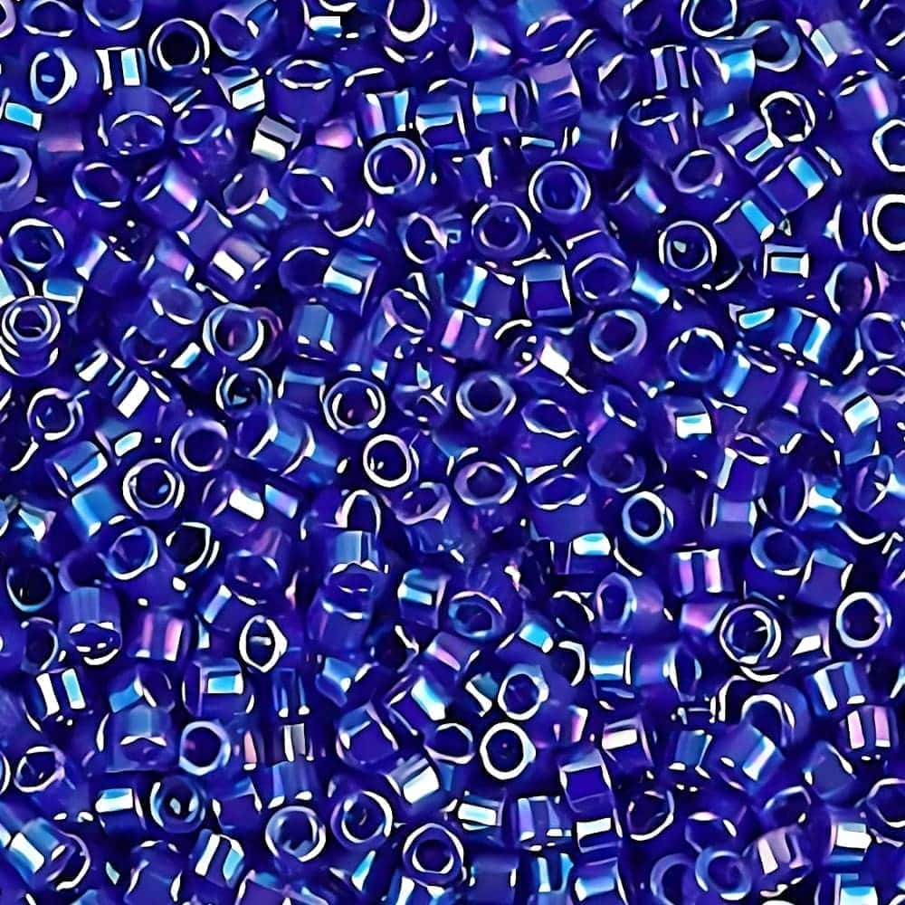 DB0165 Miyuki Delica Beads Size 11/0 Opaque Cobalt Blue AB 7GM