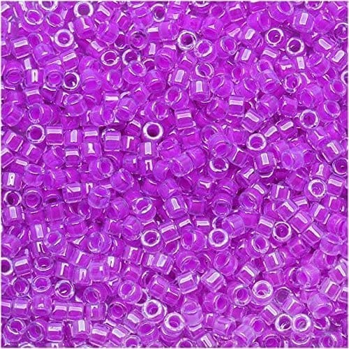 DB2038 Miyuki Delica Seed Beads Size 11/0 Luminous Plum Crazy 7GM