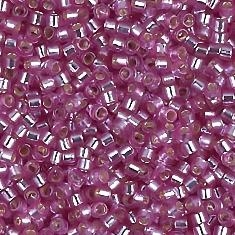 DB2156 Miyuki Delica Seed Beads 11/0 Duracoat Silver Lined Orchid 7.2GM
