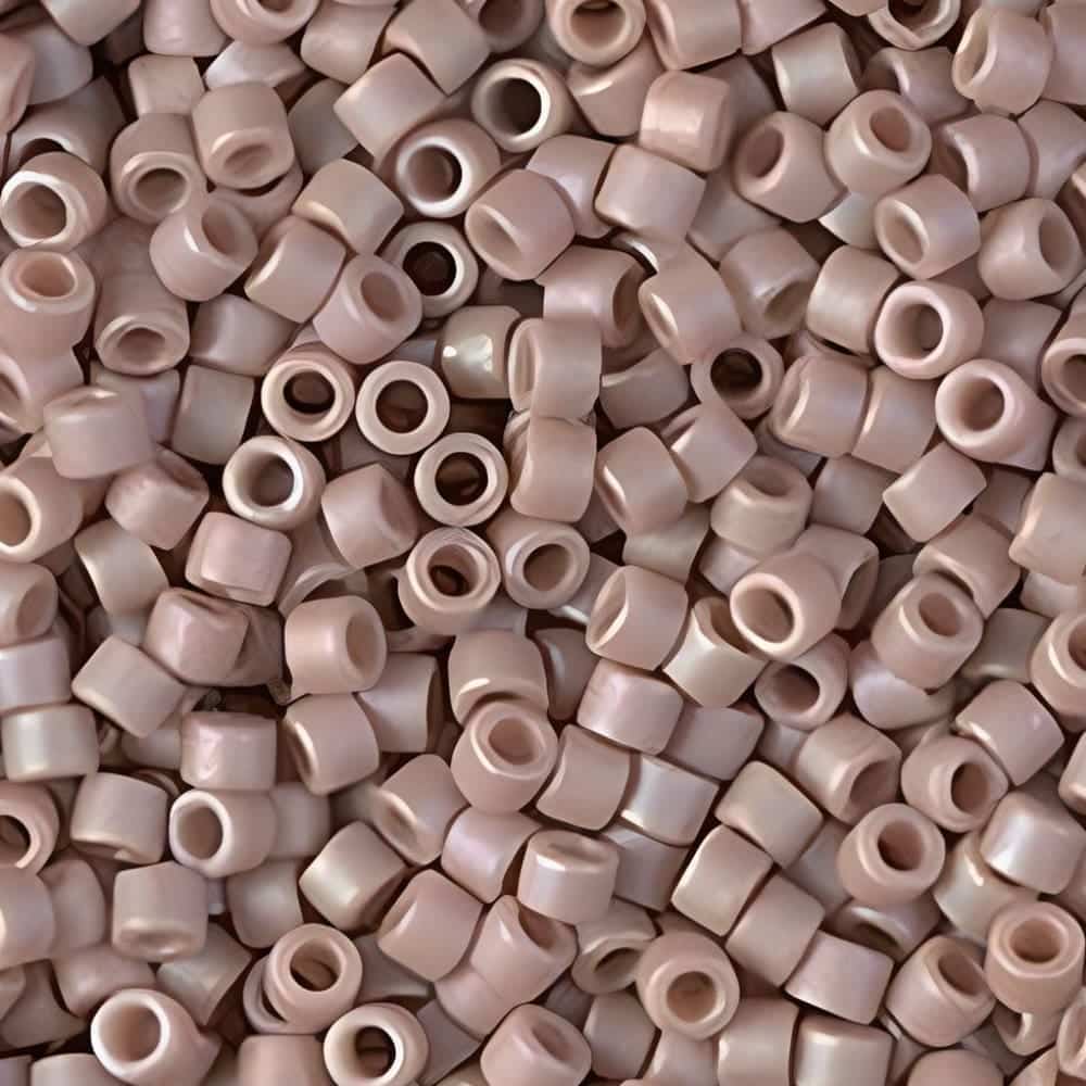 DB2305 Miyuki Delica Seed Beads 11/0 Frosted Opaque Glazed Rainbow Beige AB