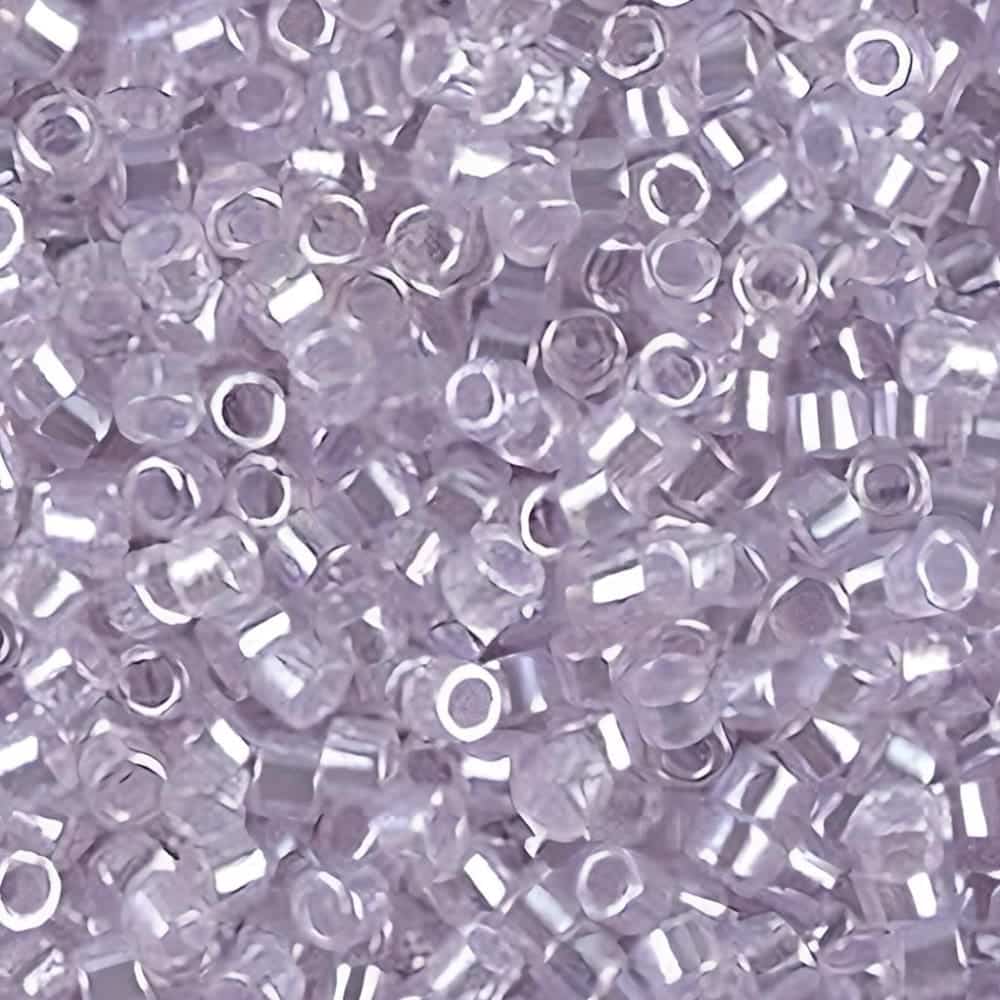 DB0241 Miyuki Delica Seed Beads Size 11/0 Crystal Lined Lavender 7.2GM