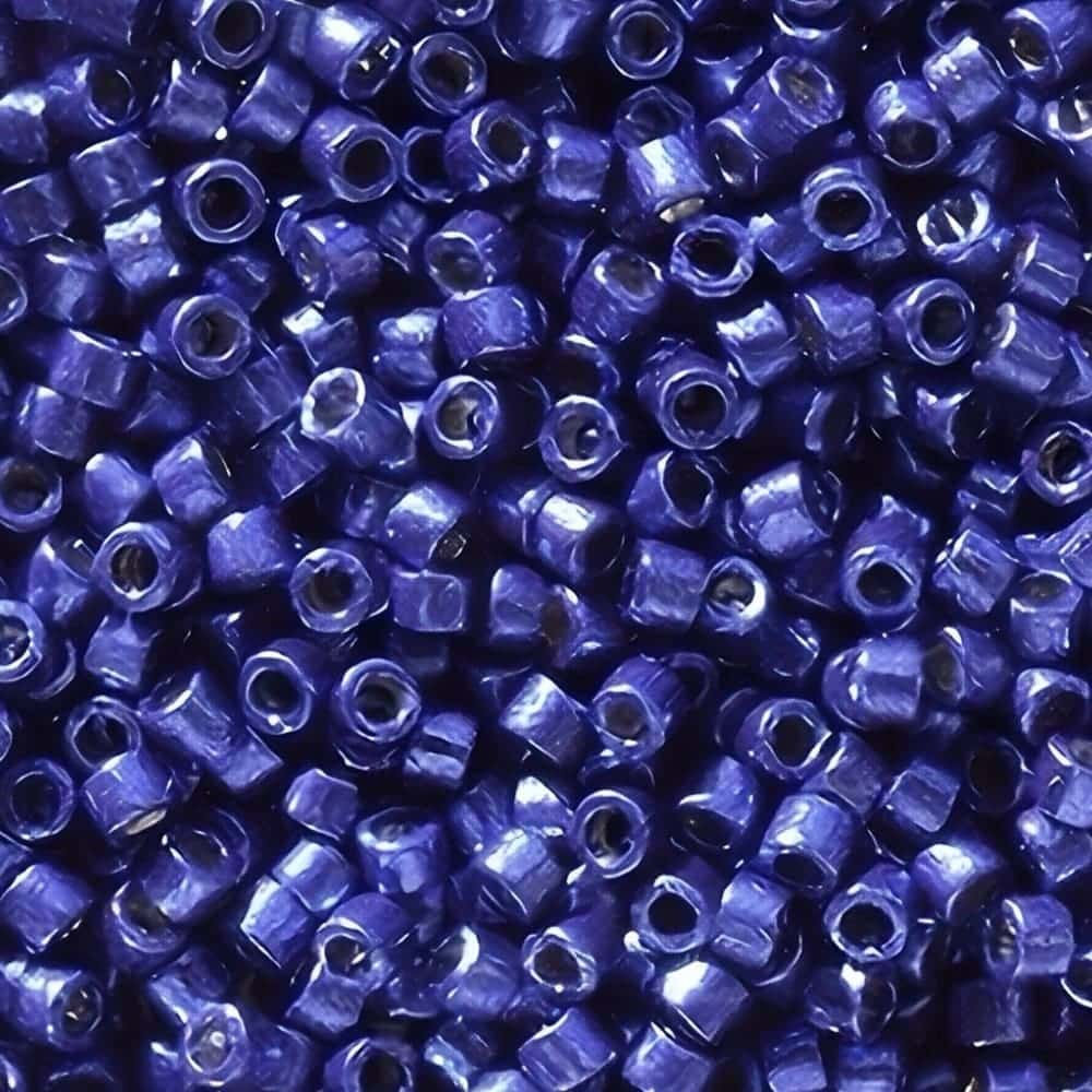 DB2511 Miyuki Delica Seed Beads 11/0 Duracoat Galvanized Navy Blue 7GM