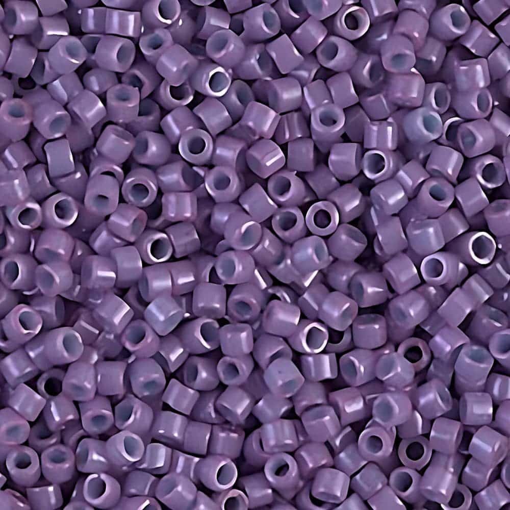 DB0660 Miyuki Delica Seed Beads Size 11/0 Opaque Lavender 7.2GM
