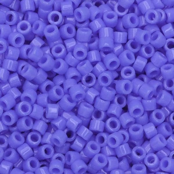 DB0730 Miyuki Delica Seed Beads 11/0 Opaque Light Sapphire Blue