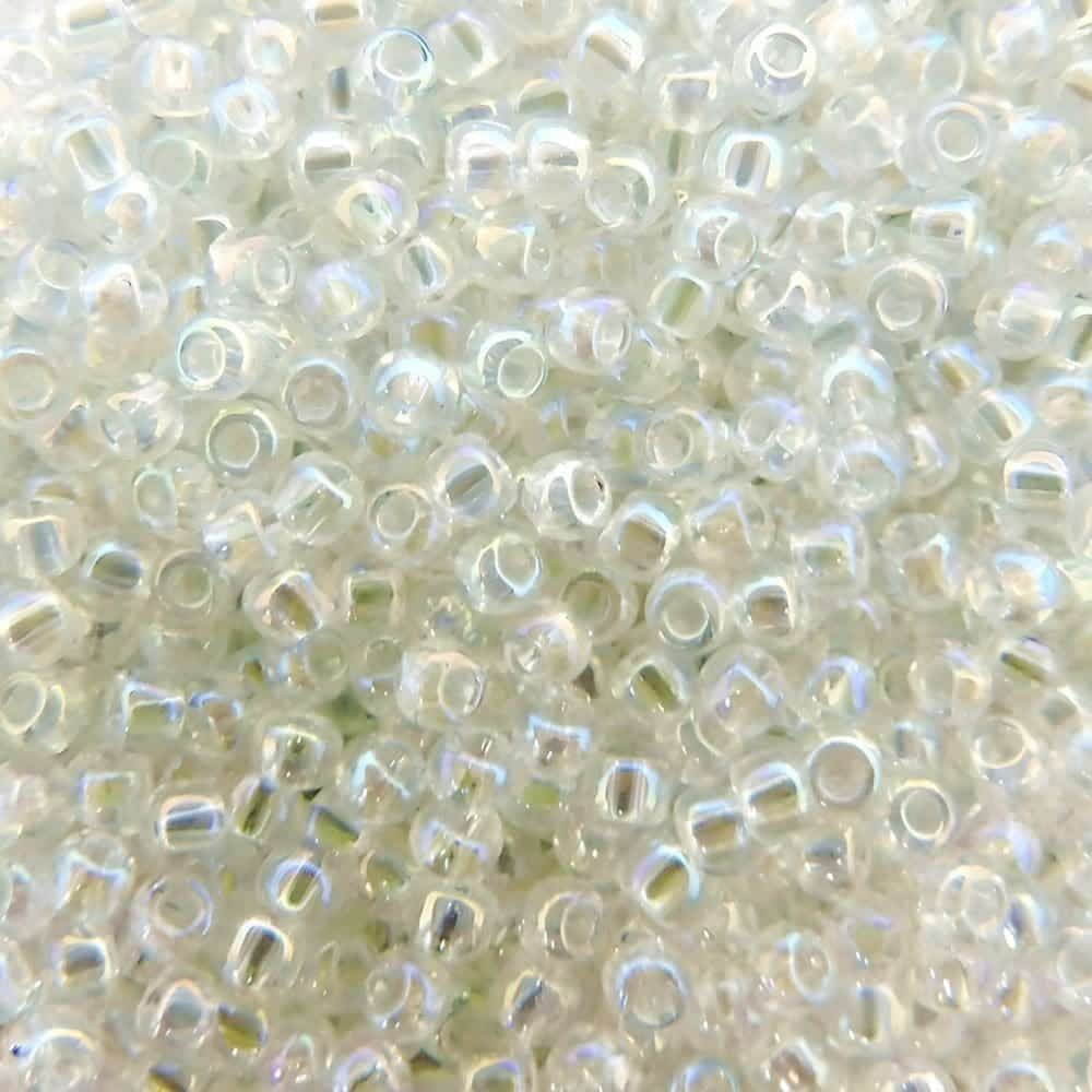 Toho Seed Beads Round Size 11/0 28GM Crystal Rainbow (AB)