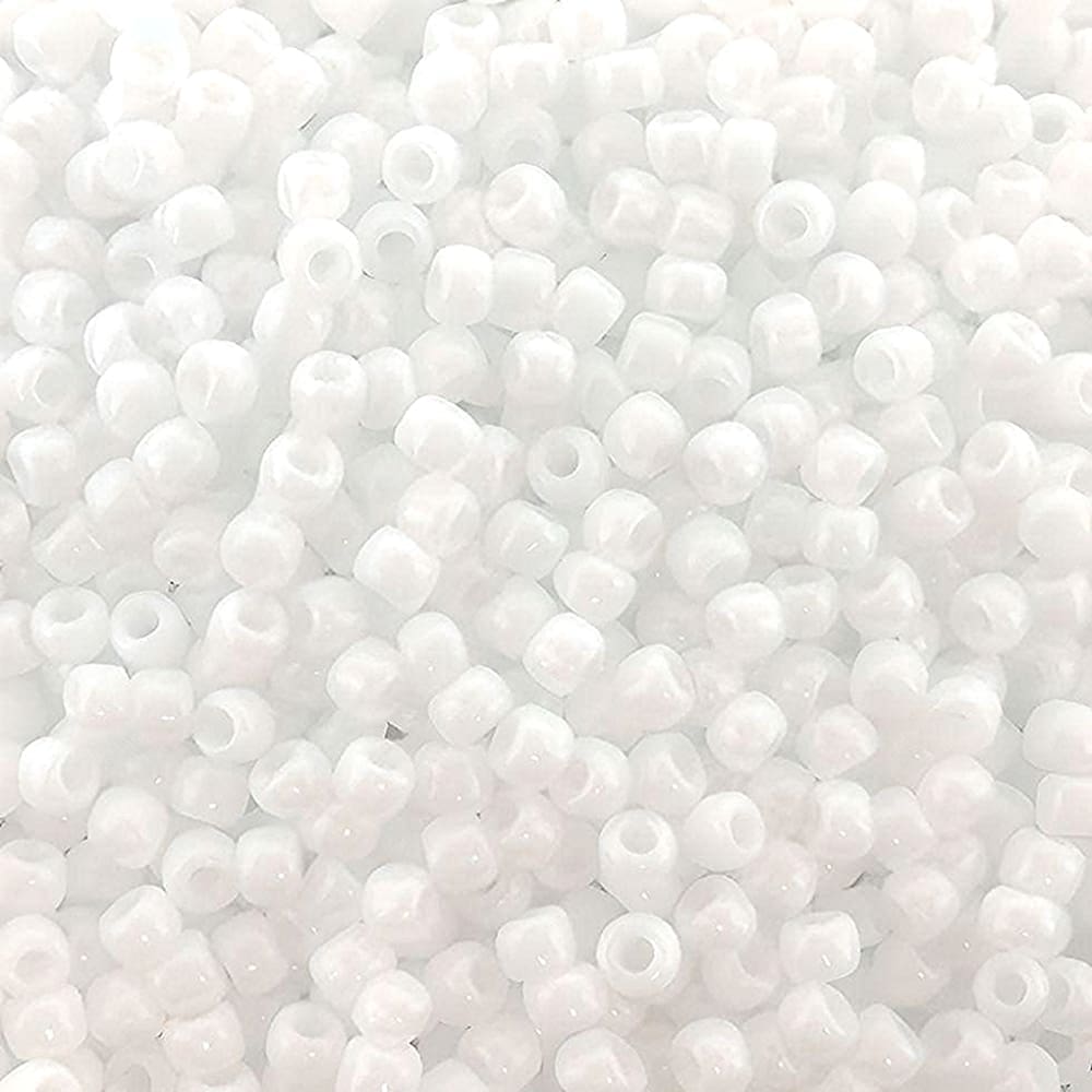 Toho Seed Beads Round Size 11/0 28GM Opaque White 11-41
