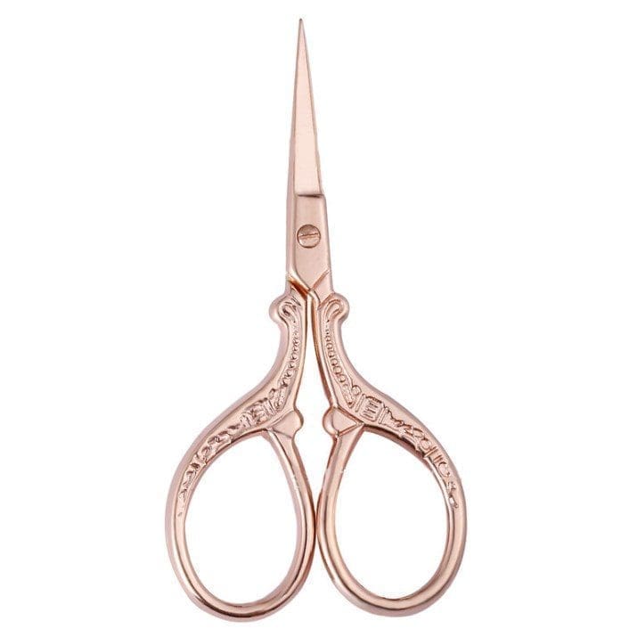 Stainless Steel Scissors, Beading & Embroidery Rose Gold