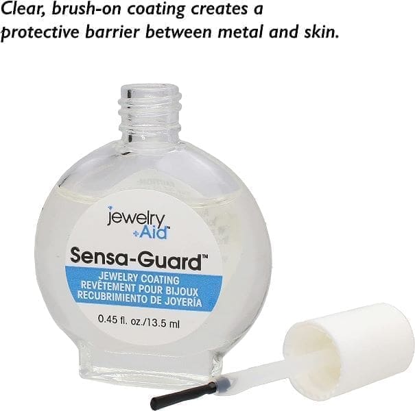 Jewelry Aid Sensa-Guard 0.45 fl. oz – Brush Cap – Clear Coating