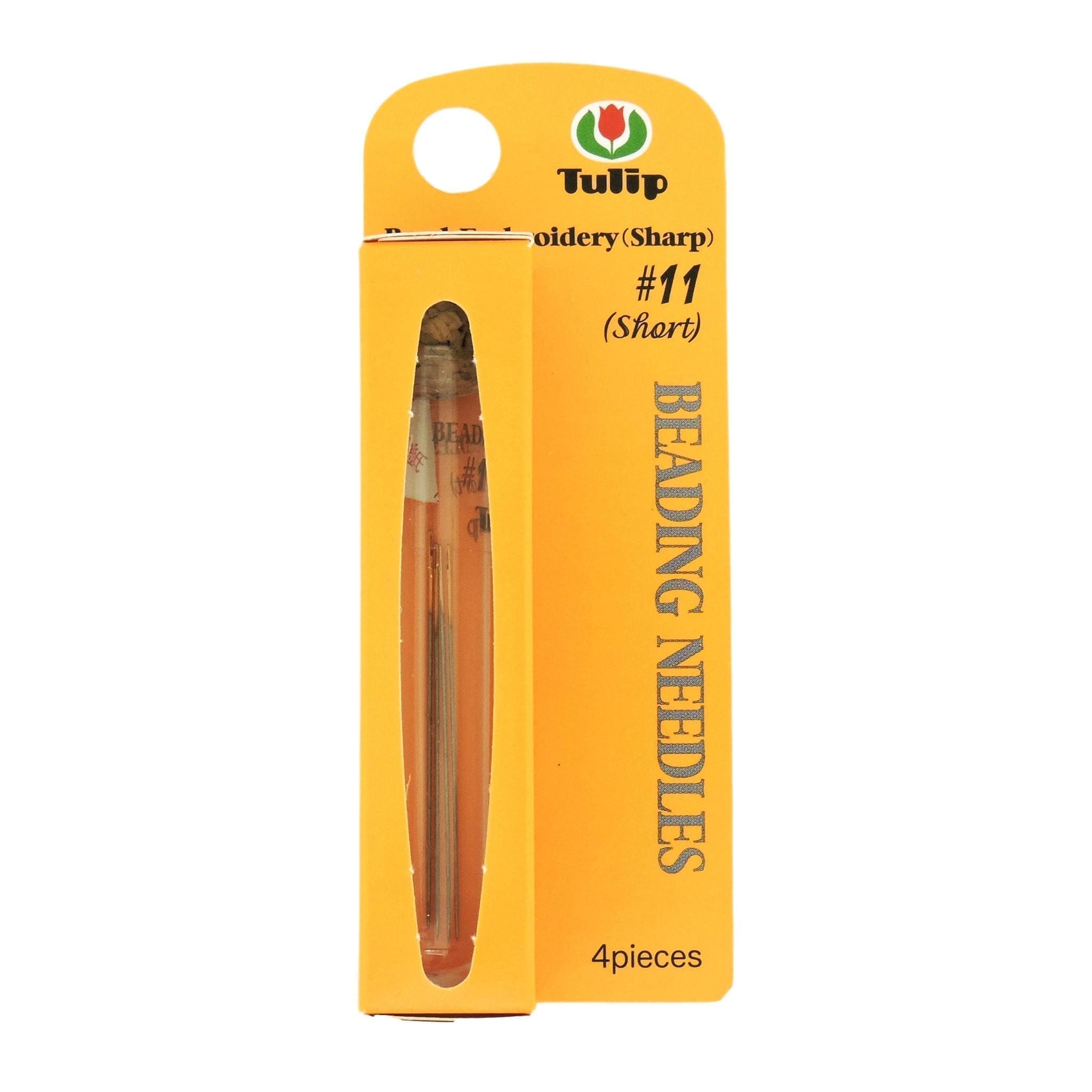 Tulip Beading Needles Size #11 Short 37.0×0.41mm – 4 Pack