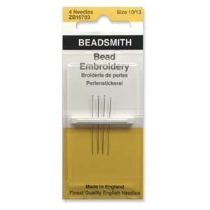 BeadSmith English Beading Needles #12 4-pack