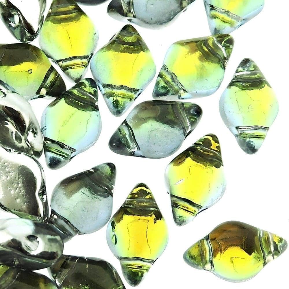 GemDuo Beads 2-Hole 8x5mm 10GM – Backlit Uranium