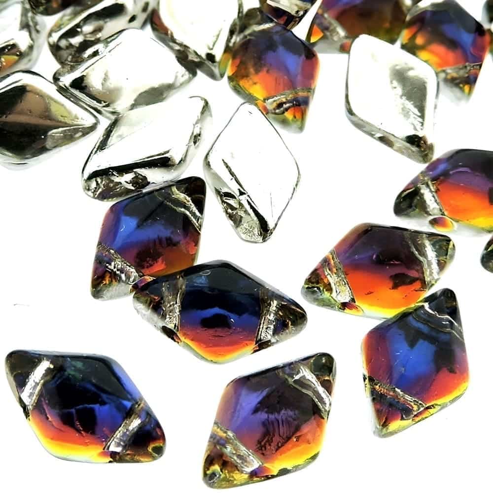 GemDuo Beads 2-Hole 8x5mm 10GM – Backlit Vapor