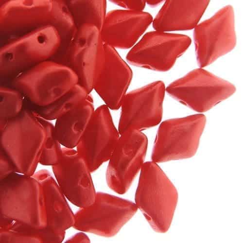 GemDuo Beads 2-Hole 8x5mm 10GM – Tutti Frutti Cherry