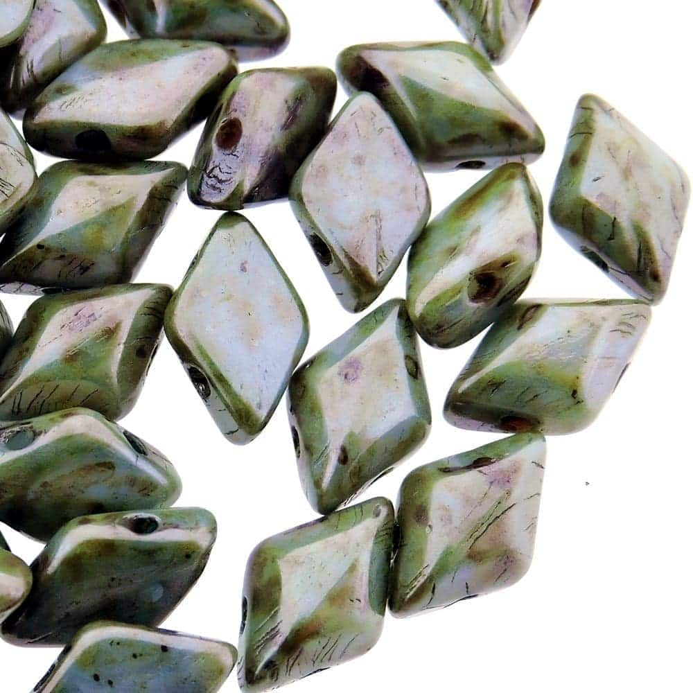 GemDuo Beads 2-Hole 8x5mm 10GM – Chalk Lazure Blue