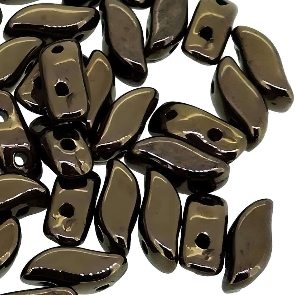StormDuo Beads 3x7mm, Jet Bronze 12GM/100pcs