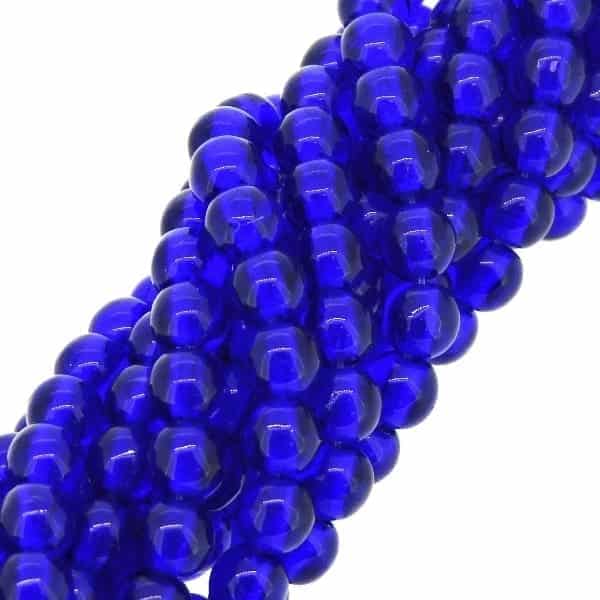 Czech Round Druk Beads 4mm – Cobalt 100pcs