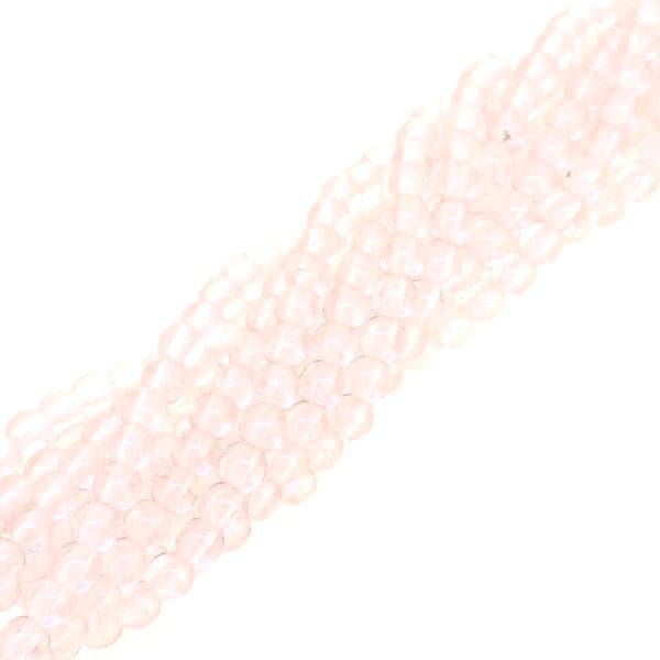 Czech Round Druk Beads 4mm – Rosaline 100pcs
