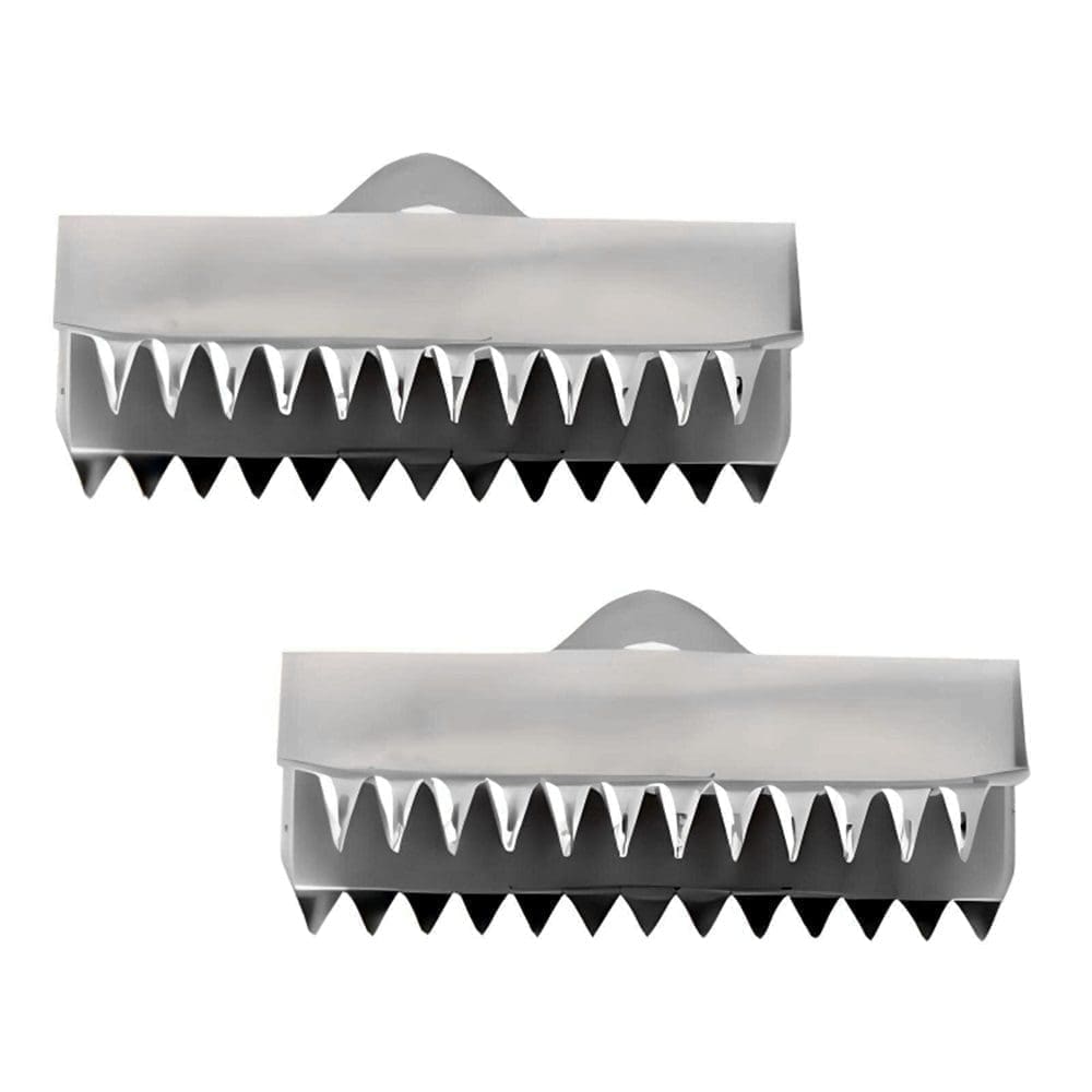 Stainless Steel Ribbon Crimp Ends 20mm 20pcs