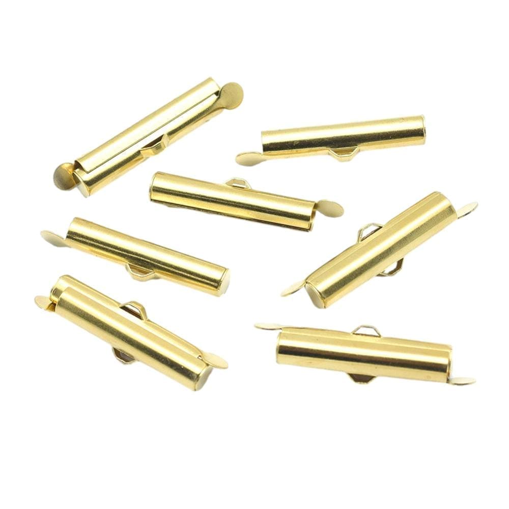 Slide On End Tubes for Size 11/0 and 8/0 Seed Beads 26mm 20pcs