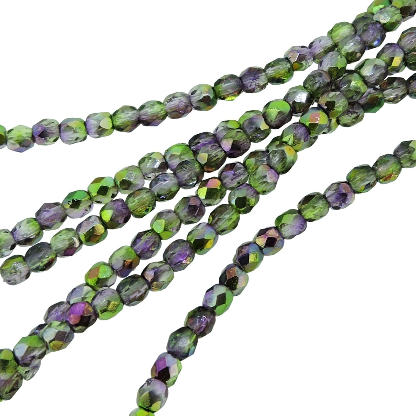 Fire Polished Faceted 3mm Round Beads 50pcs – Crystal Magic Orchid