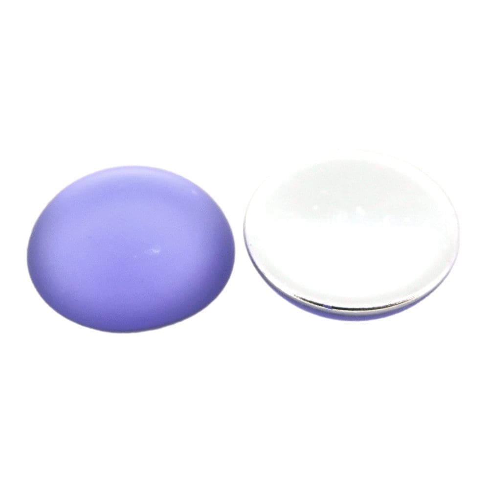 Lunasoft Lucite Cabochon 18mm Round Lilac