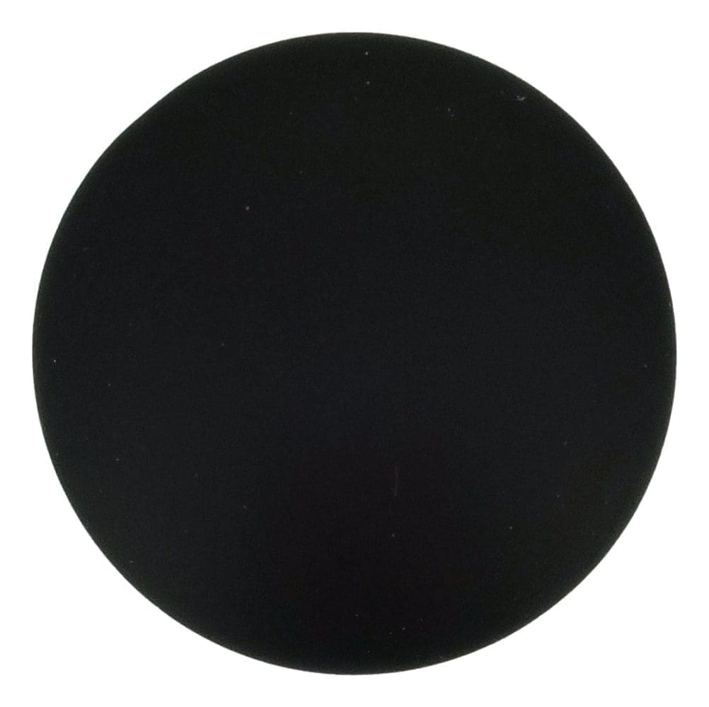 Lunasoft Lucite Cabochon 24mm Round Jet Black Unfoiled