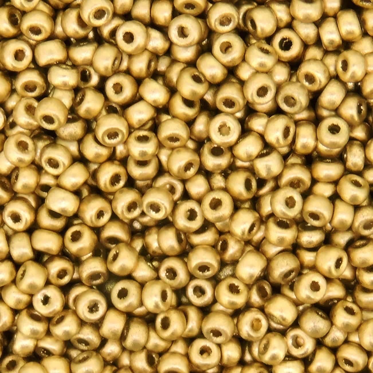 Miyuki Round Seed Beads Size 11/0 Aztec Gold 24GM