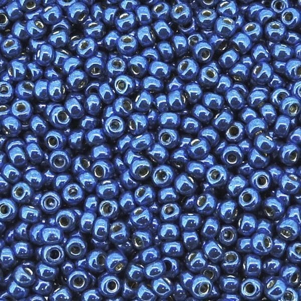 Miyuki Round Seed Beads Size 11/0 Duracoat Galvanized Mermaid Blue 24GM