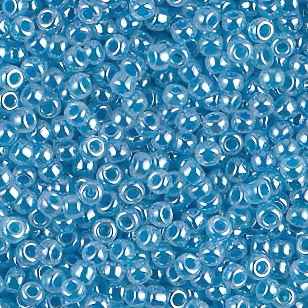 Miyuki Round Seed Beads Size 11/0 Aqua Ceylon 24GM