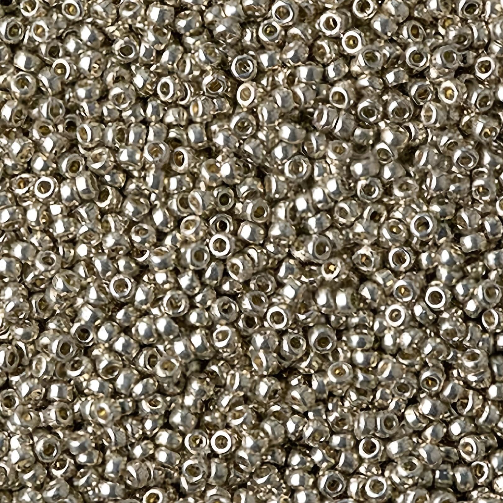 Miyuki Round Seed Beads Size 15/0 Duracoat Galvanized Light Pewter 8.2GM