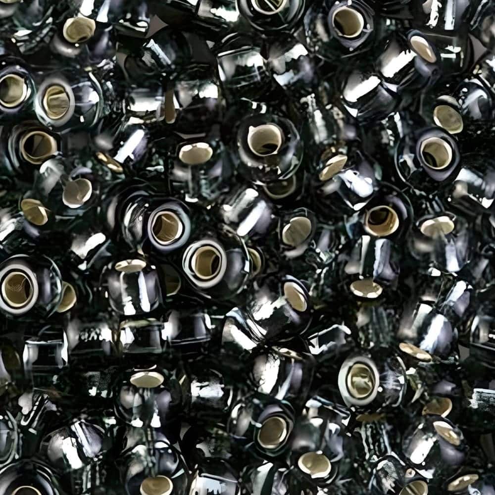 Miyuki Round Seed Beads 6/0 Silver Lined Gray 20GM 6-21 (6-152S)