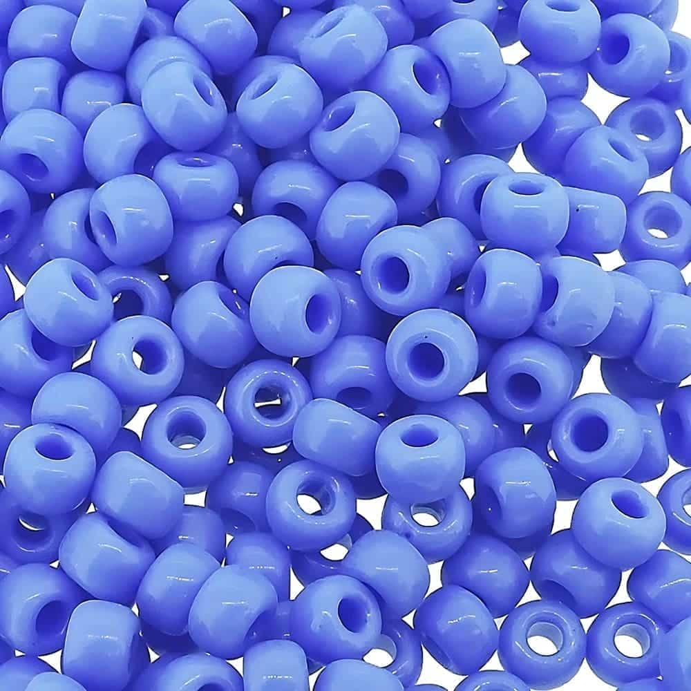 Miyuki Round Seed Beads 6/0 Opaque Periwinkle 20GM 6-417L