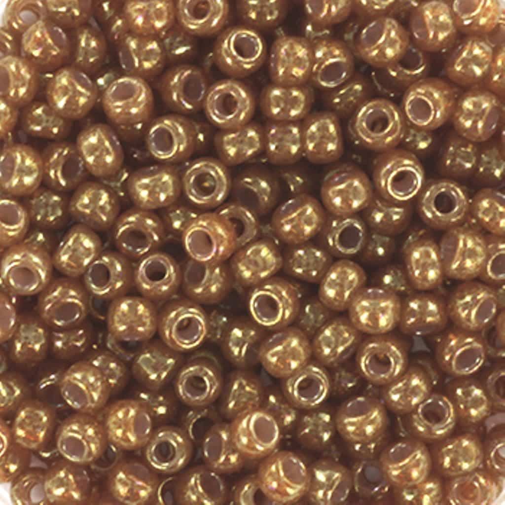 Miyuki Round Seed Beads Size 8/0 Alabaster Luster Spice 22GM