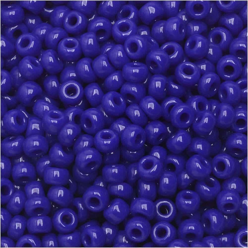 Miyuki Round Seed Beads Size 8/0 Opaque Cobalt Blue 22GM