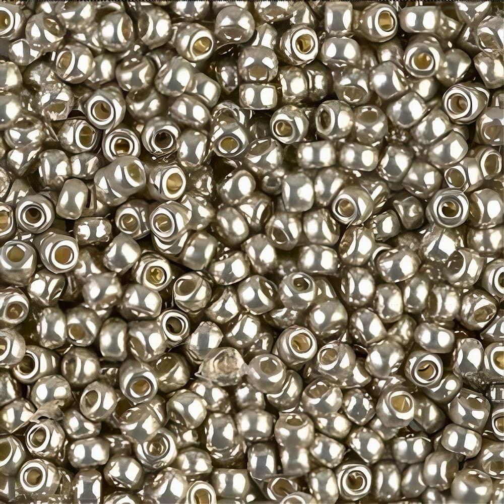 Miyuki Round Seed Beads Size 8/0 DURACOAT Galvanized Lt Smokey Pewter 22GM