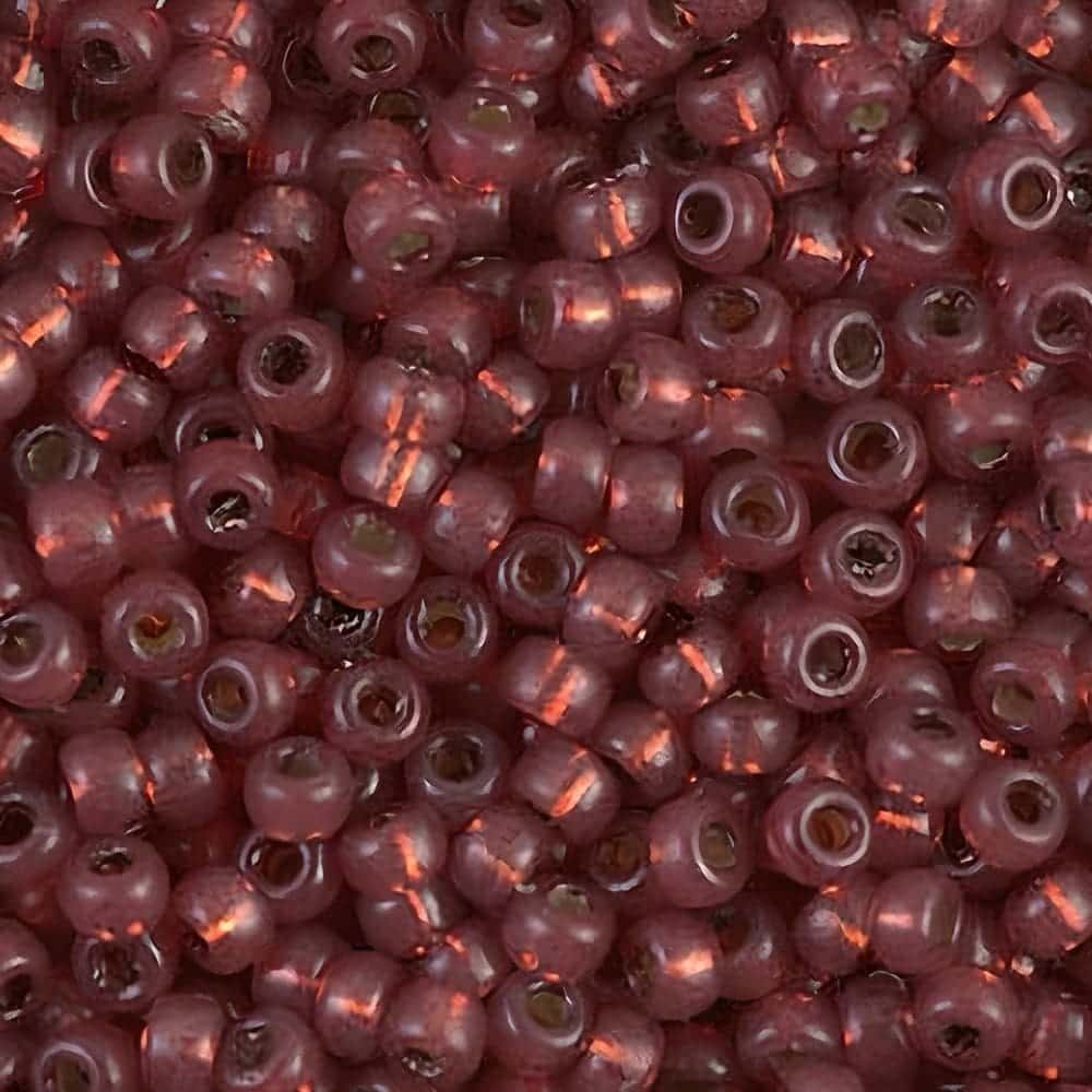 Miyuki Round Seed Beads Size 8/0 Duracoat Silver Lined Nutmeg 22GM