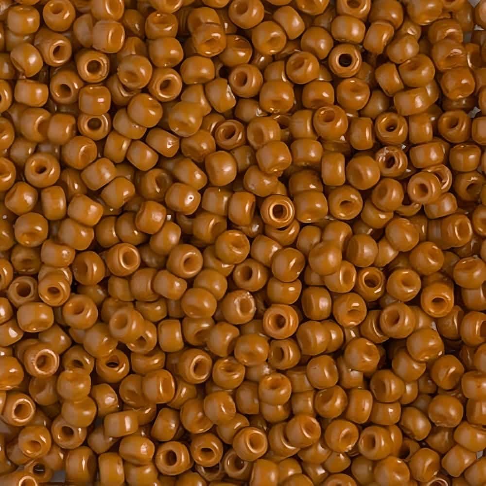 Miyuki Round Seed Beads Size 8/0 Duracoat Opaque Persimmon 22GM