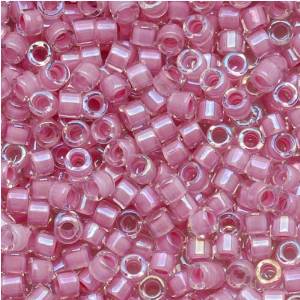 DB0072 Miyuki Delica Seed Beads 11/0 Lined Pale Lilac AB 7GM