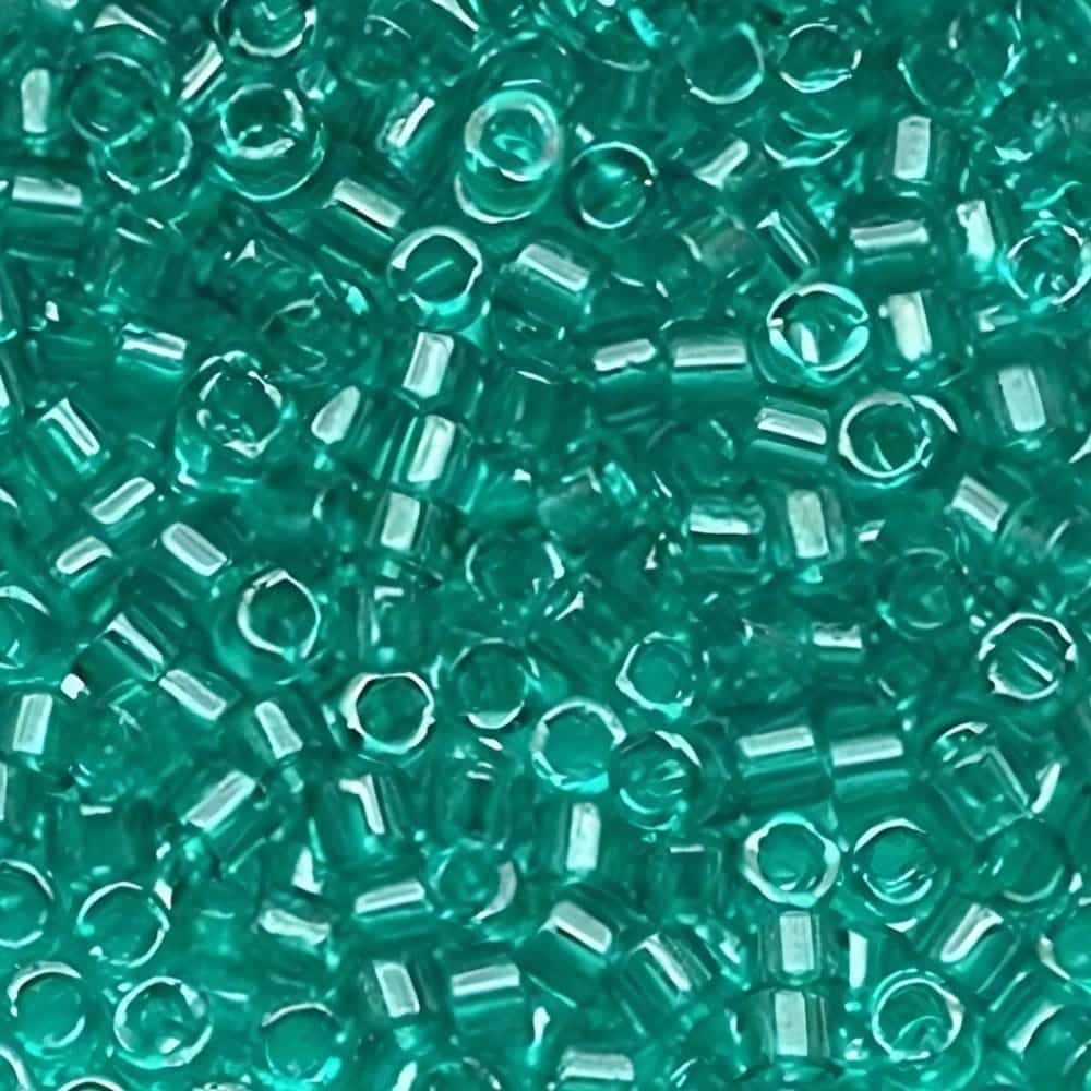 DB1108 Miyuki Delica Seed Beads 11/0 Caribbean Teal Green 7.2GM