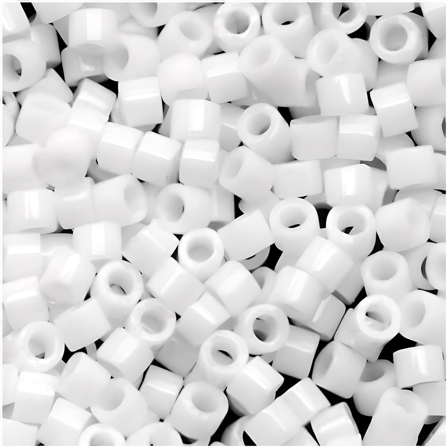 DB0200 Miyuki Delica Seed Beads Size 11/0 Opaque White BULK 50GM