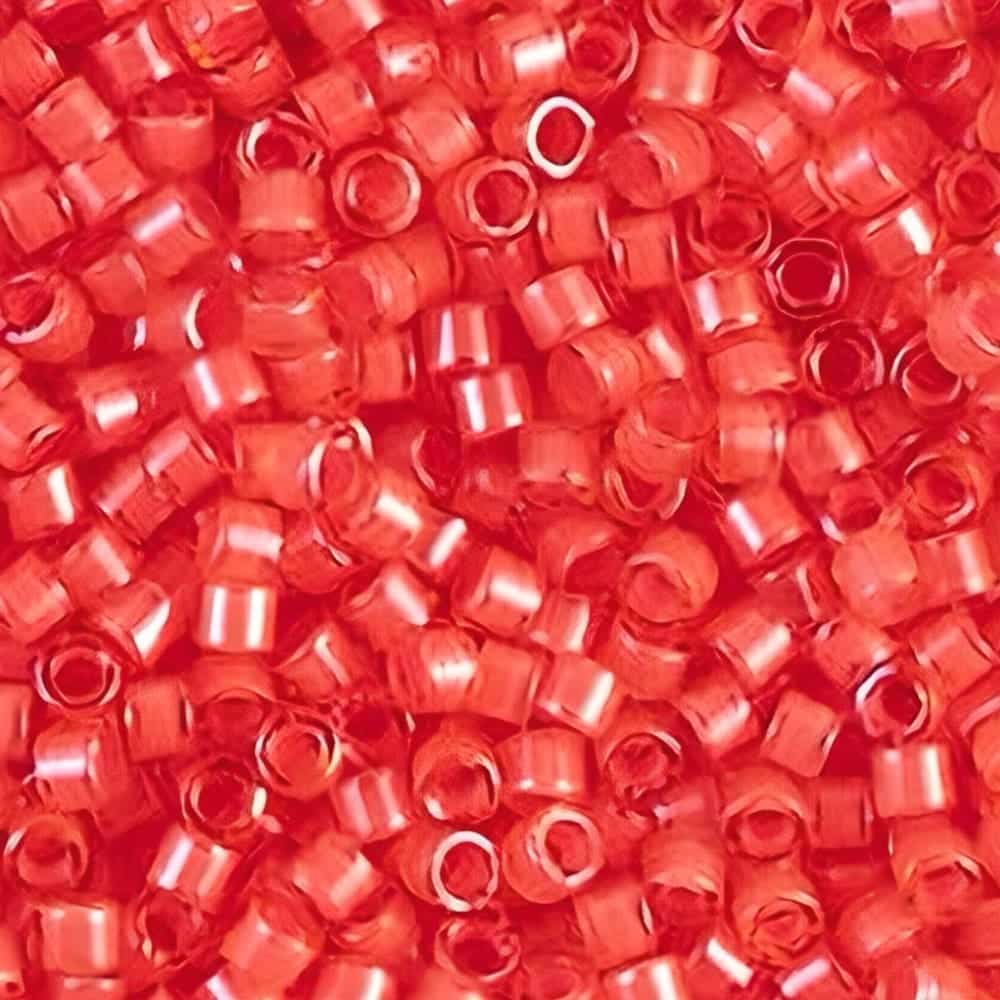 DB2051 Miyuki Delica Beads  Size 11/0 Luminous Poppy Red 7.2GM