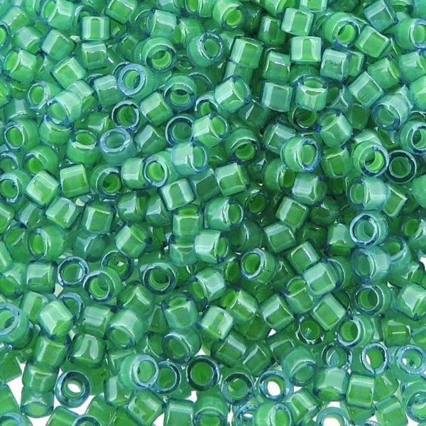 DB2053 Miyuki Delica Seed Beads 11/0 Luminous Mermaid Green 7.2GM