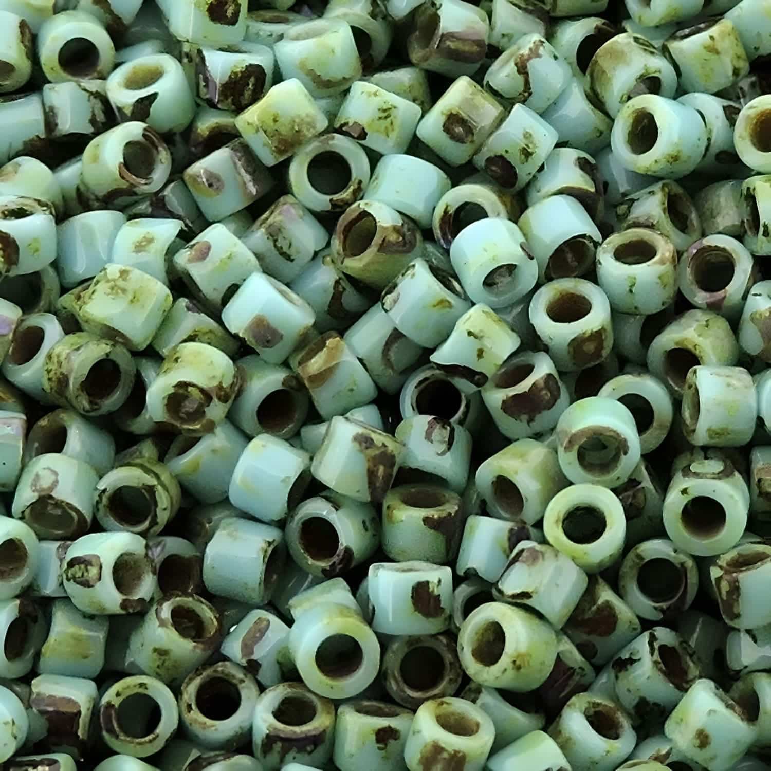 DB2264 Miyuki Delica Seed Beads Size 11/0 Picasso Seafoam Green Opaque 7.2GM