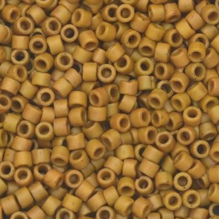 DB2286 Miyuki Delica Seed Beads 11/0 Frosted Opaque Glazed Pecan 7.2GM