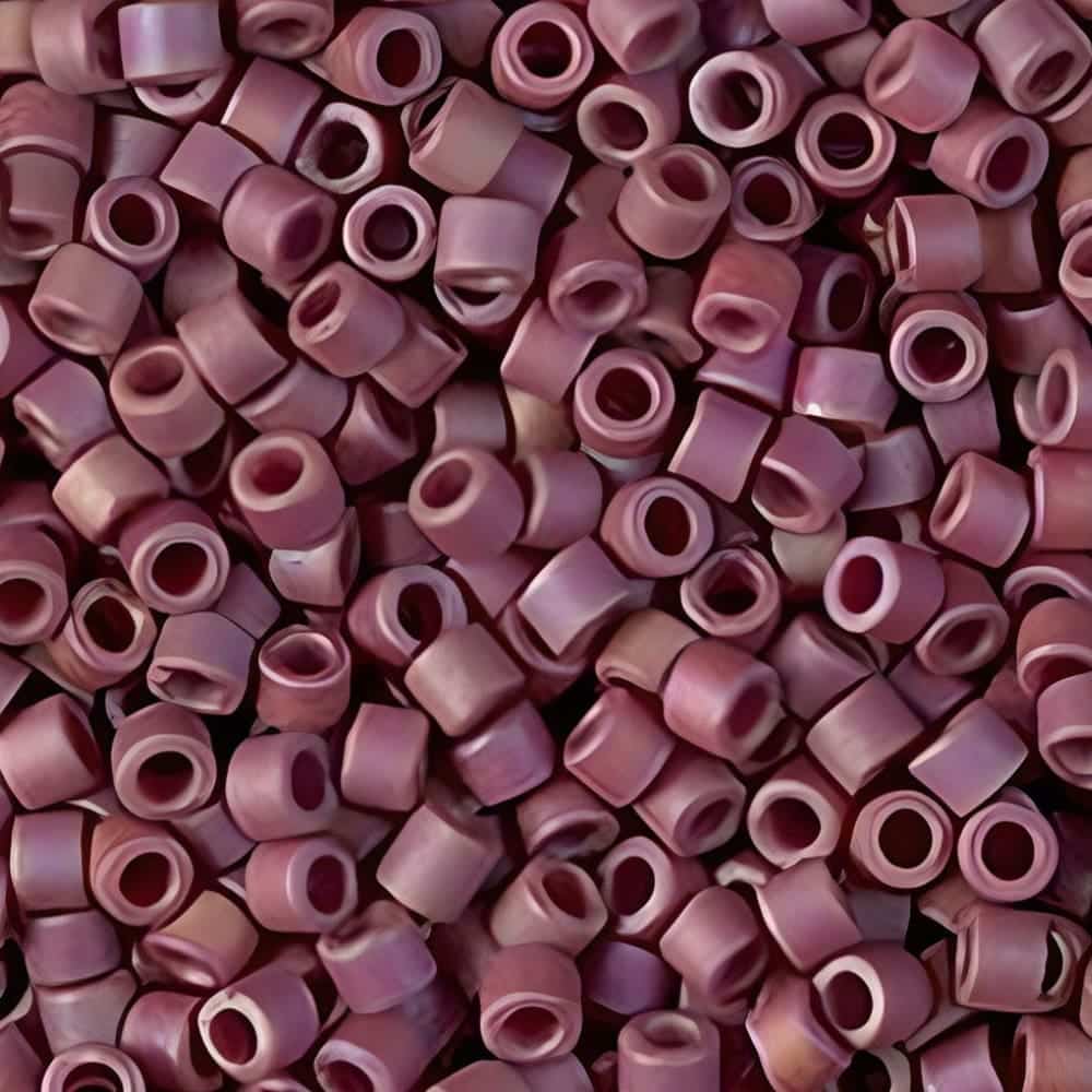 DB2308 Miyuki Delica Seed Beads Size 11/0 Frosted Opaque Glazed Rainbow Dark Red
