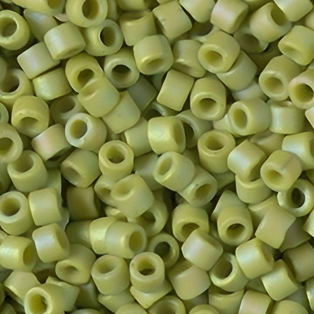 DB2309 Miyuki Delica Seed Beads 11/0 Frosted Opaque Glazed Rainbow Olive