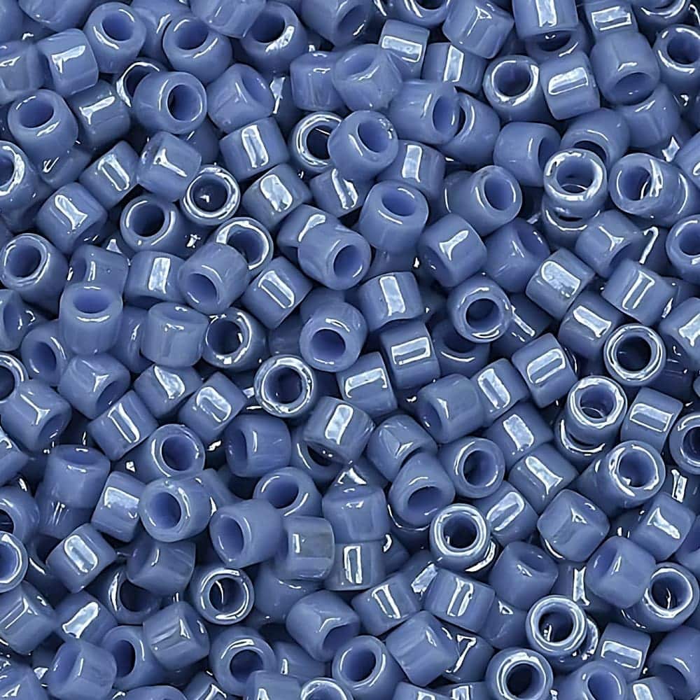 DB0266 Miyuki Delica Seed Beads Size 11/0 Opaque Denim Blue Luster 7.2GM