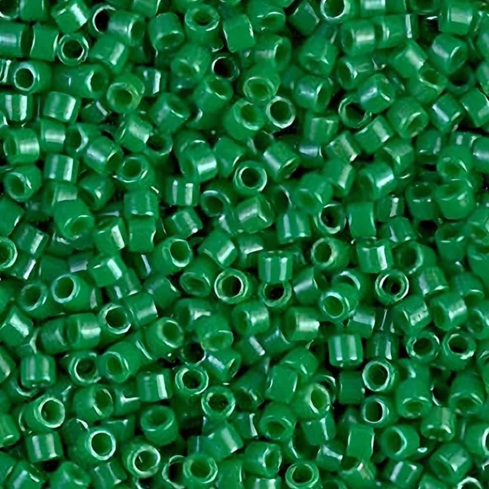 DB0655 Miyuki Delica Seed Beads 11/0 Opaque Kelly Green 7.2GM