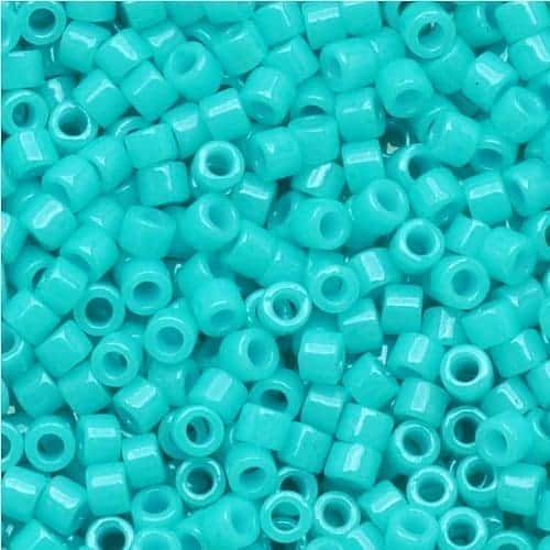 DB0658 Miyuki Delica Seed Beads 11/0 Opaque Turquoise Green 7.2GM